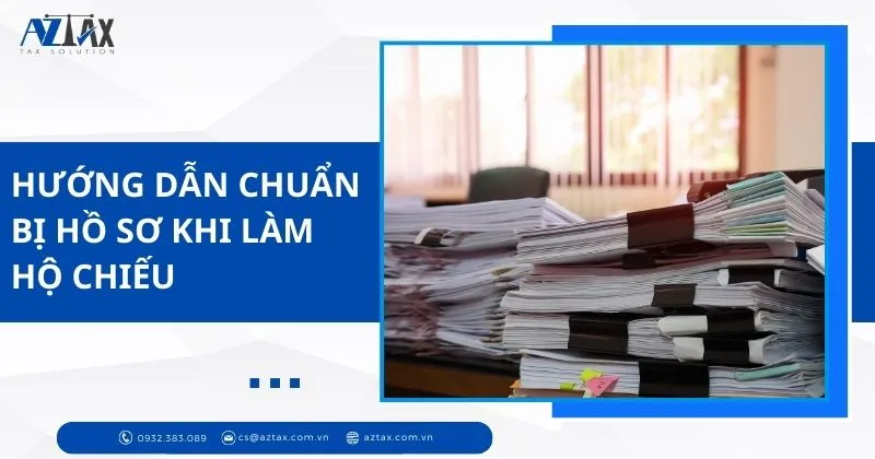 Hình ảnh minh họa các loại giấy tờ cần thiết khi làm hộ chiếu