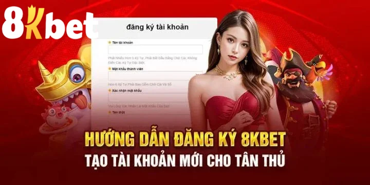 Đăng ký 8kbet qua điện thoại