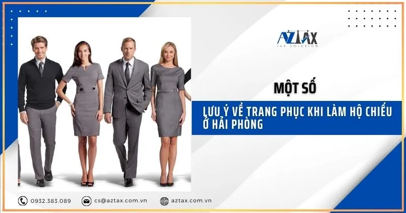 Một số lưu ý về trang phục khi làm hộ chiếu ở Hải Phòng